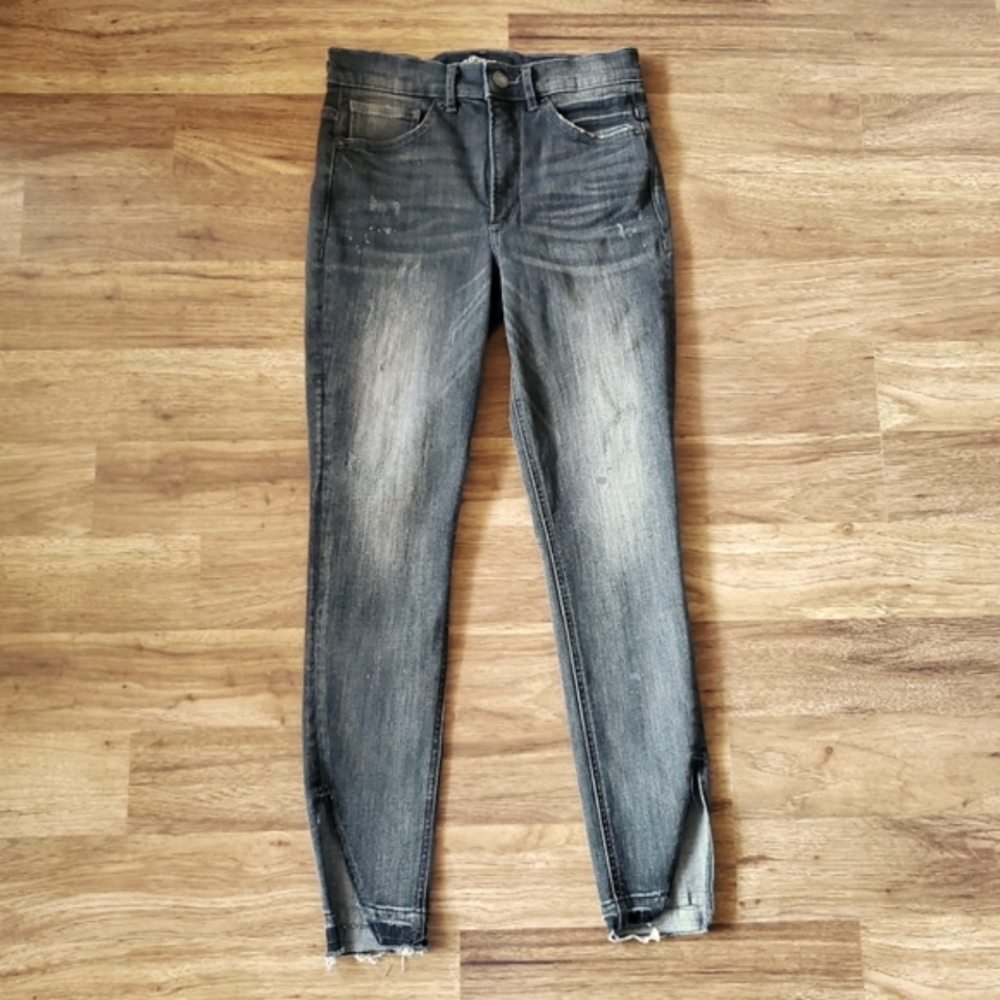 Express Size 4 Ankle High Rise Skinny Jeans